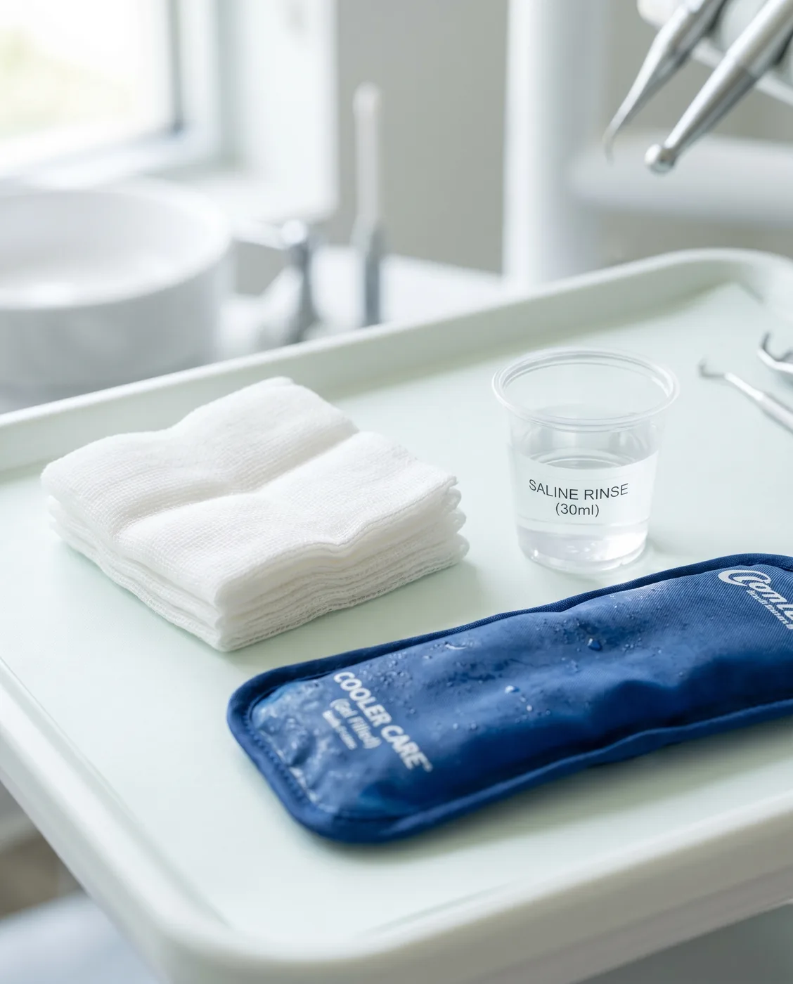 Recovery aftercare items at Yonge Forest Dental