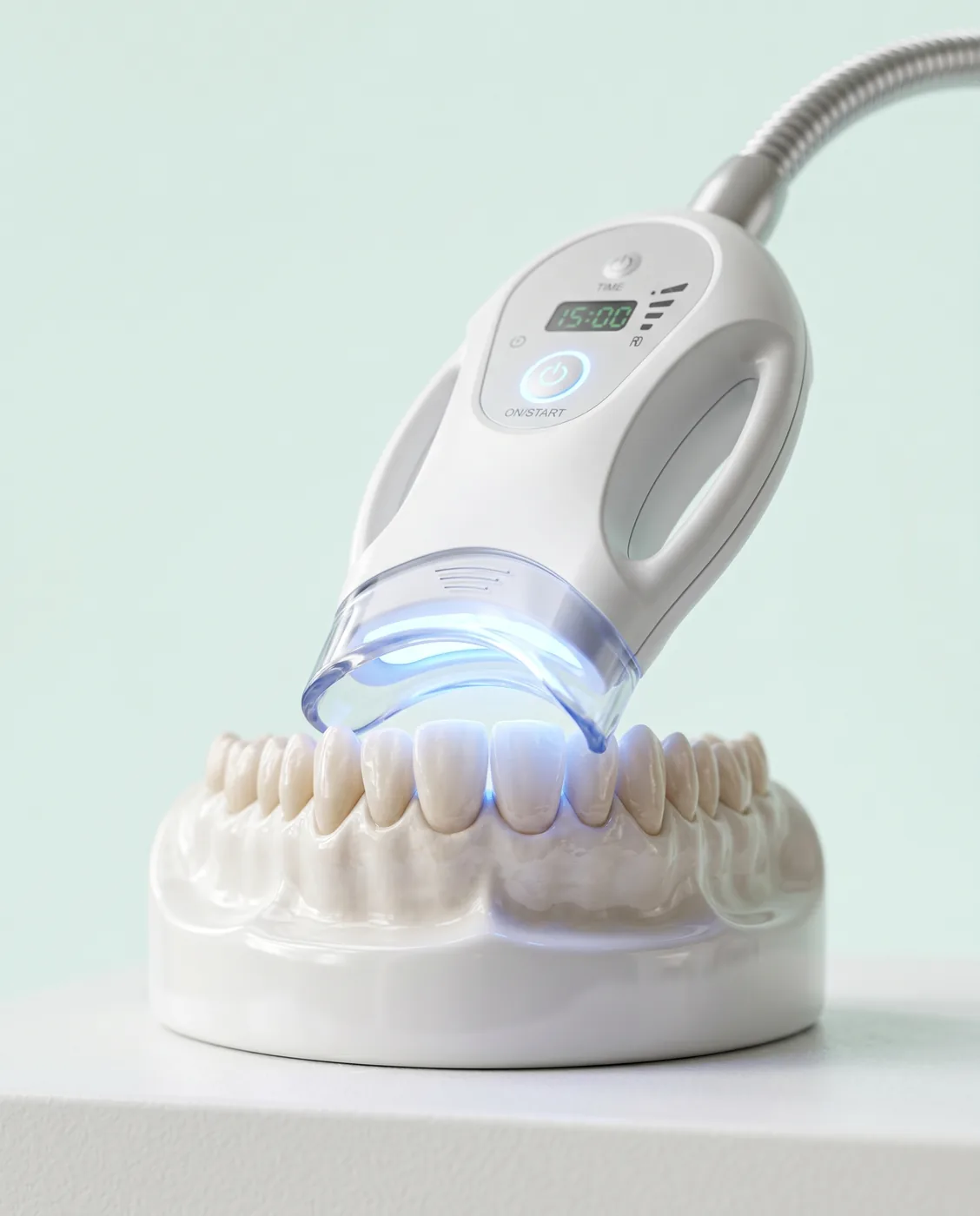 In-office whitening light at Yonge Forest Dental